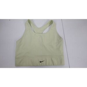 Nike Womens Sportsbra Size large Color Lemon Lime